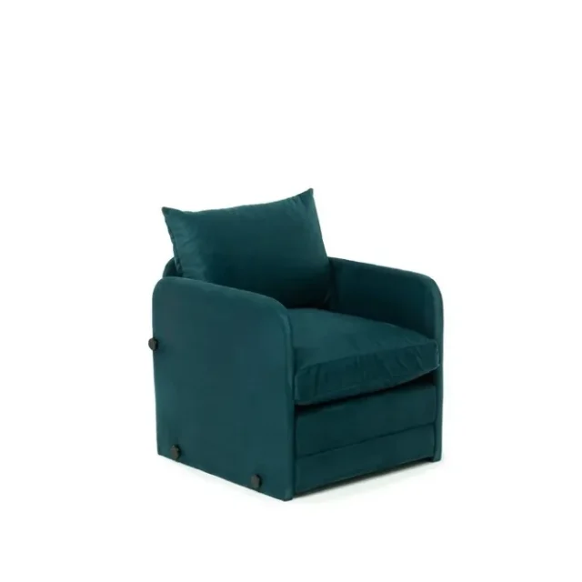 1-sits bäddsoffa Rubby Petrolgrön
