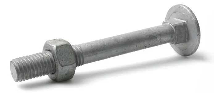 Arvid Nilsson 14910090 Vagnsbult M10 MVBF 4.6, FZV, med mutter M10x90 mm, 50-pack