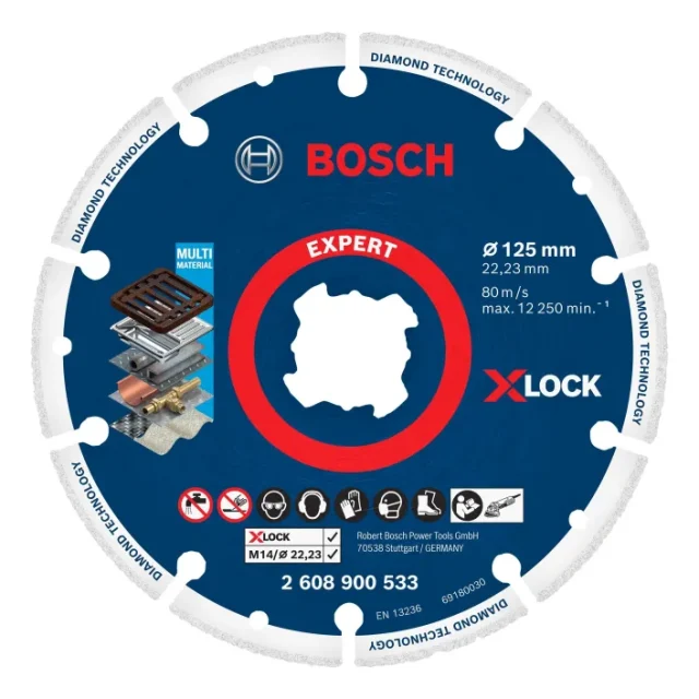 Bosch Expert Diamond Metal Wheel Diamatkapskiva med X-LOCK 115 x 22,23 mm