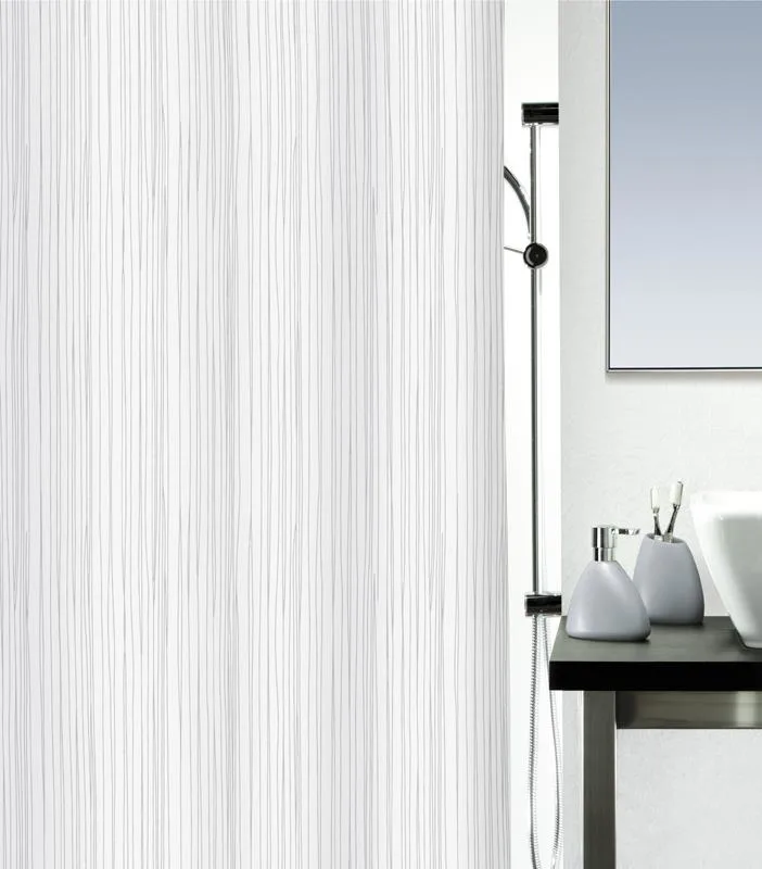 Spirella Primo Duschdraperi vit 180 x 220 cm