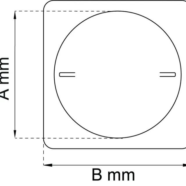 TALLRIKSVENTIL 282 125MM PLAST