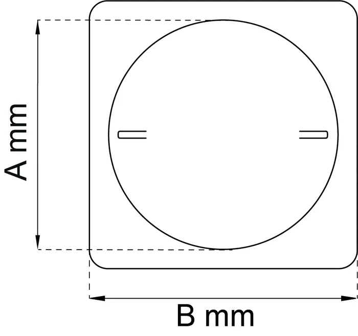 TALLRIKSVENTIL 282 125MM PLAST