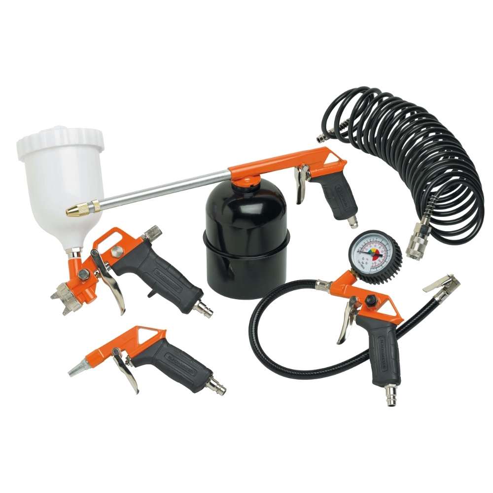 Tryckluftsverktyg, 5-Delar, Black & Decker