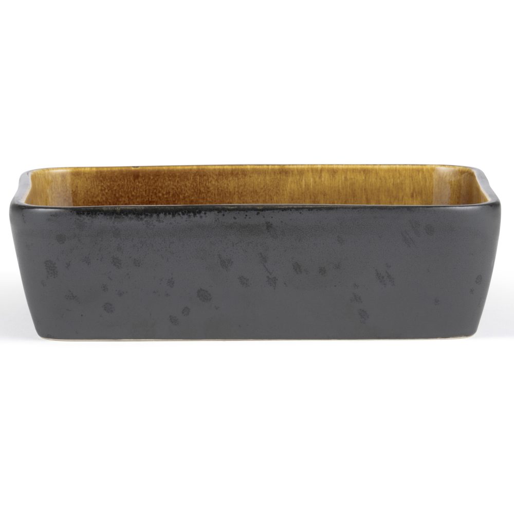 Bitz uppläggningsfat svart 30x17 cm, Amber