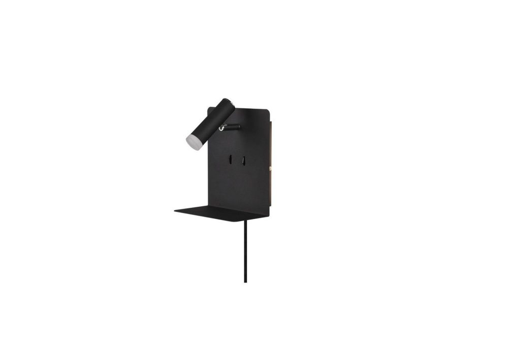 Vägglampa TRIO Element Mattsvart