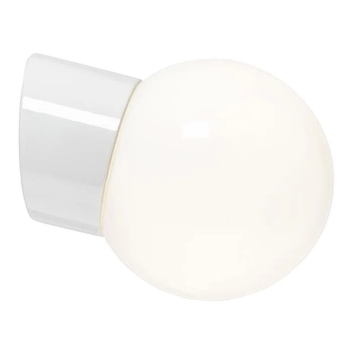 Ifö Electric 6045-500-10 Väggarmatur matt, sned, IP54 Vit