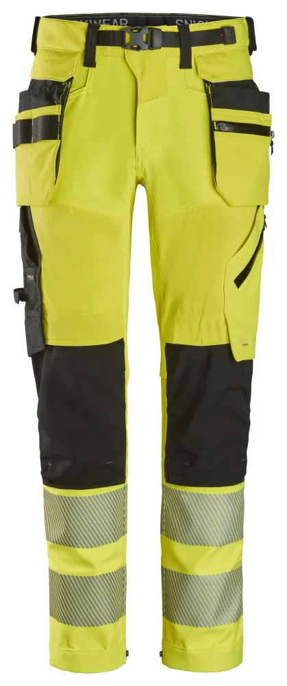 Snickers Workwear 6930 Midjebyxa gul/svart 58