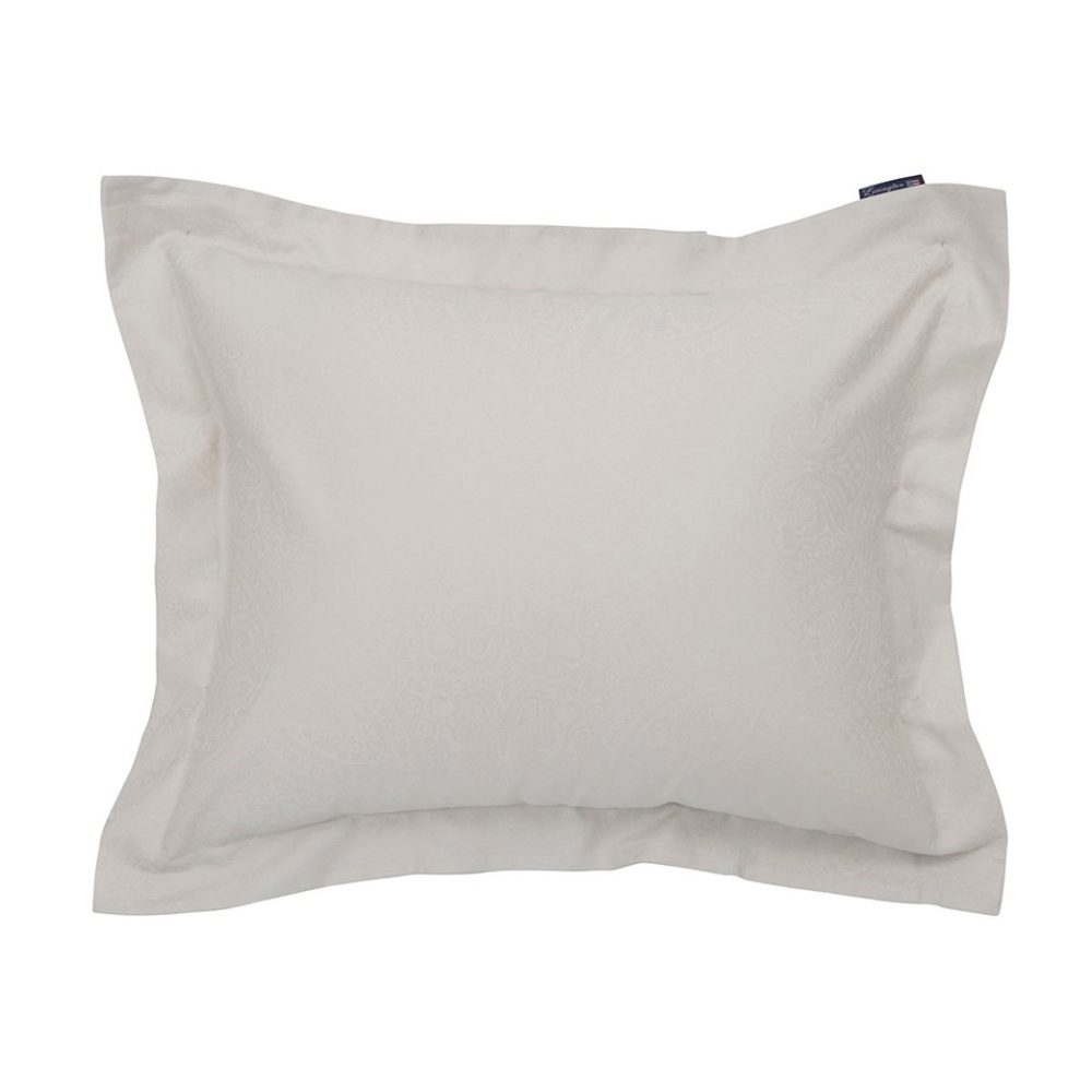 Hotel Sateen Jacquard örngott 50x90 cm, Ljusbeige