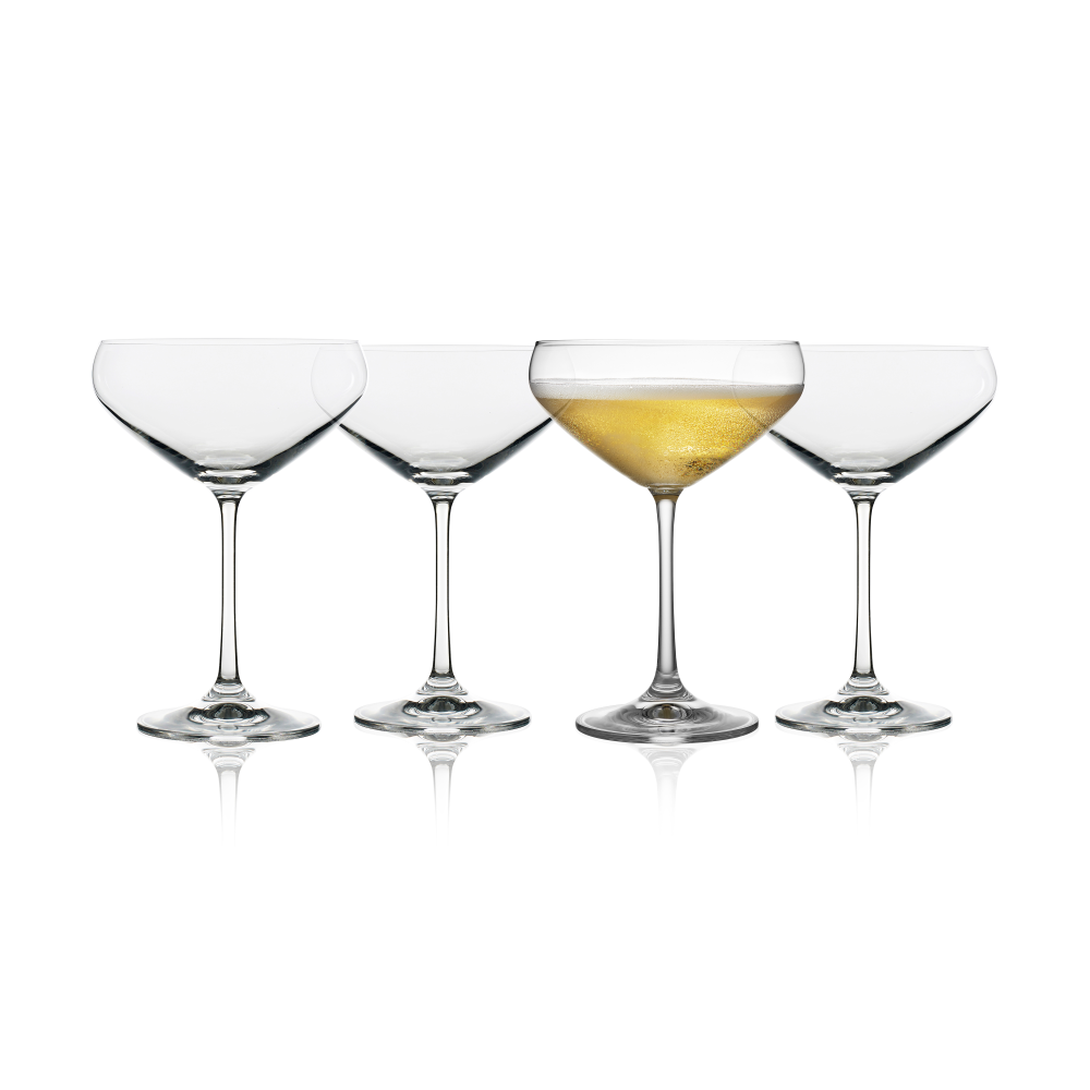 Juvel champagneglas coupe 34 cl 4-pack, Kristall