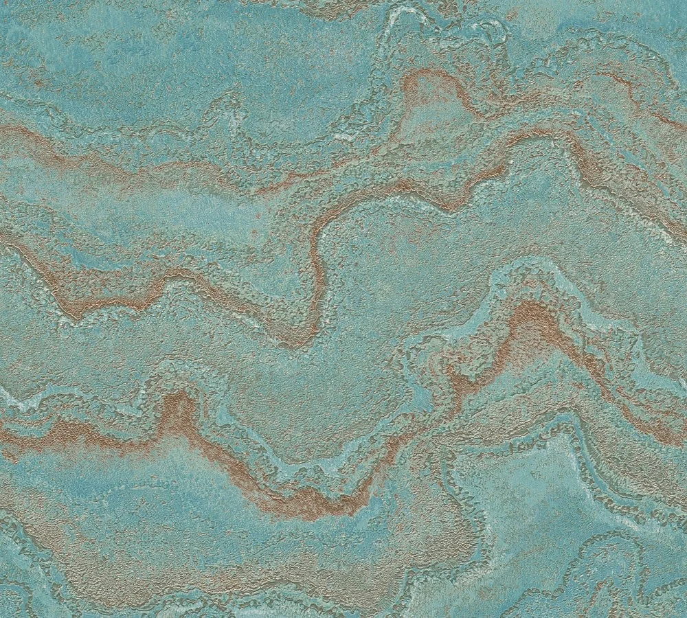 Living Walls Stories of life 39659-1 Tapet Blå/metallic