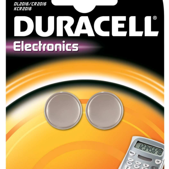 BATTERI DURACELL 2016 LITHIUM DURAC 2ST