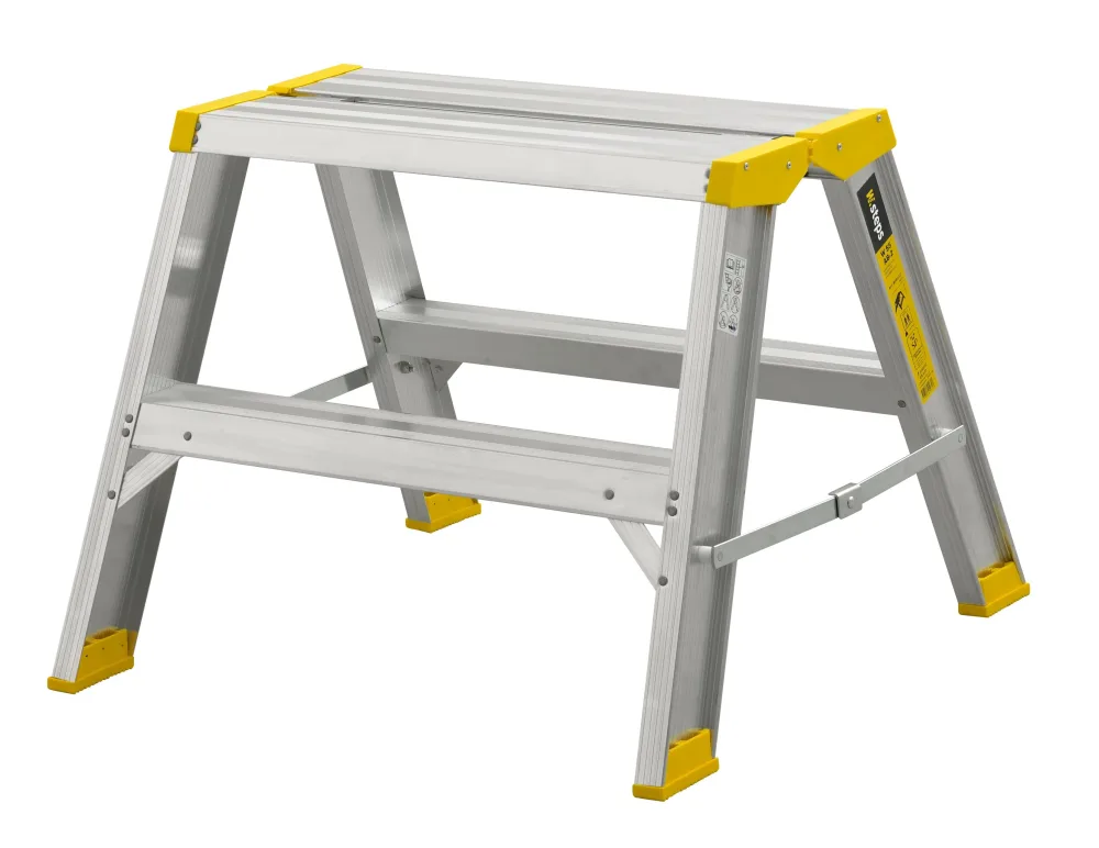 W.steps 55AB Stegpall med certifierat aluminium 2-steg