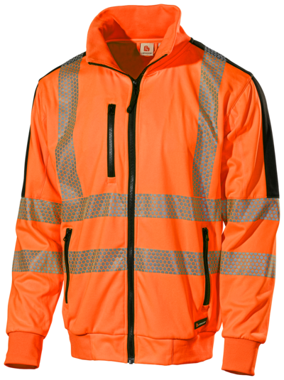 SWEATSHIRT 6122P LBRADOR SVART/ORANGE 2XL