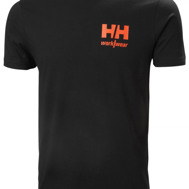 T-SHIRT HELLY HANSEN LOGO SVART L, 79281