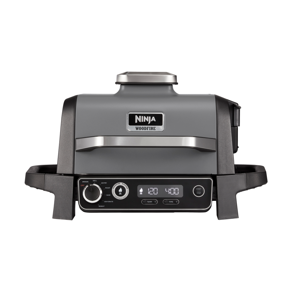Ninja Woodfire OG701 7-i-1 elgrill 46x46 cm, Svart