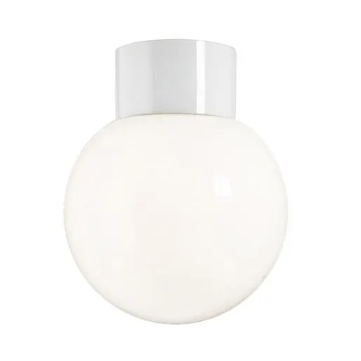 Ifö Electric 6041-840-16 Takarmatur blank, rak, IP54, LED Svart