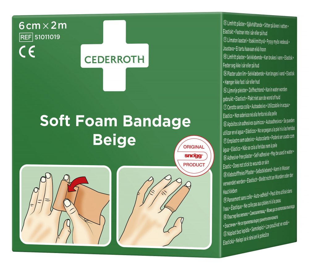 Kjøp Cederroth Bandage Cederroth svart 6cmx4,5m re