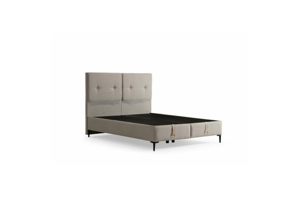 Dubbel Sängram & Sänggavel Badena Beige