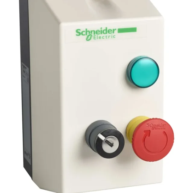 Schneider Electric LE1D1235V7S10SE Kontaktor för skola, 400 V Låsbart vred