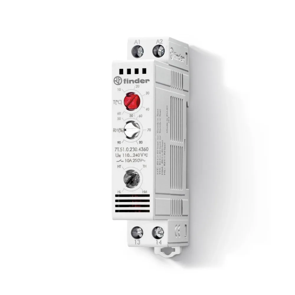Finder 7T5102304360 Termostat med hygrostat