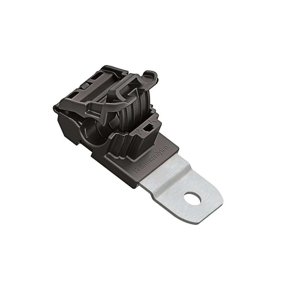 Hellermann Tyton 151-01671 Kabelklämma sluten, svart 13-19 mm, 5-pack