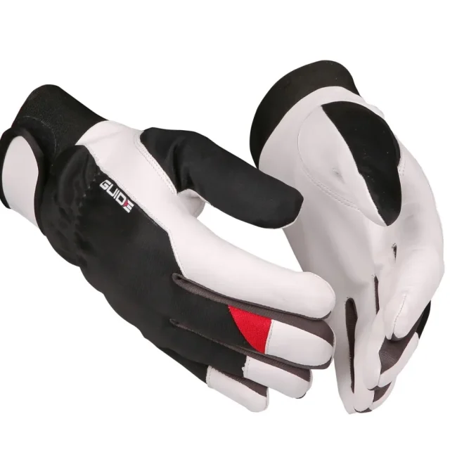 Guide Gloves 5162W Handske läder, fodrad, kardborre 9