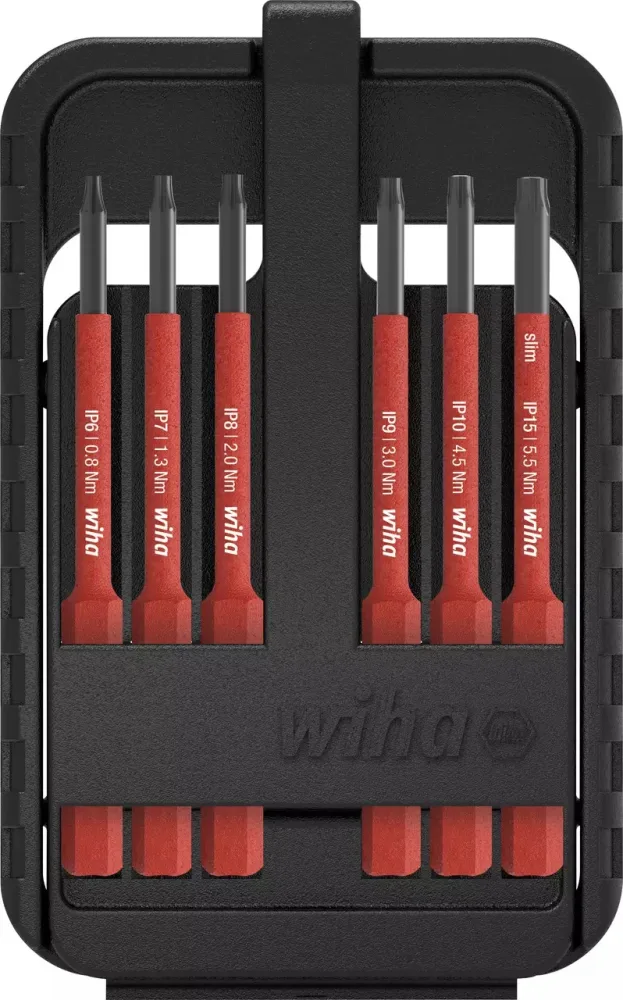 Wiha slimBit 43155 Bitssats 6 delar, Torx Plus, 1000 V