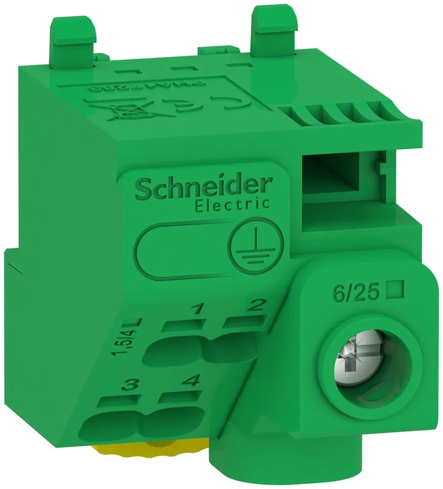 Schneider Electric Resi9 CX LGYT1E24 Jordplint 440 V 24 anslutningar