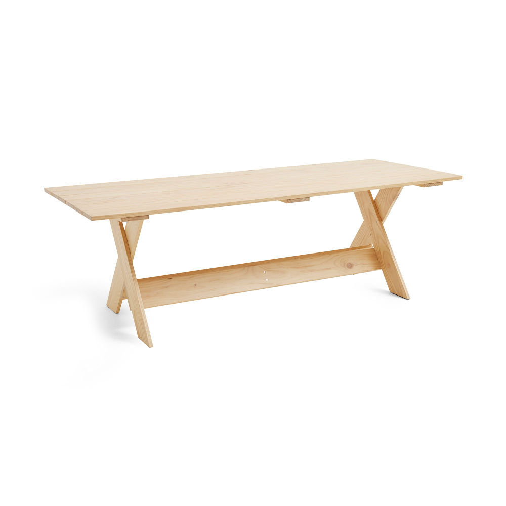 Crate Dining Table bord 230x89,5 cm lackad furu, Klar