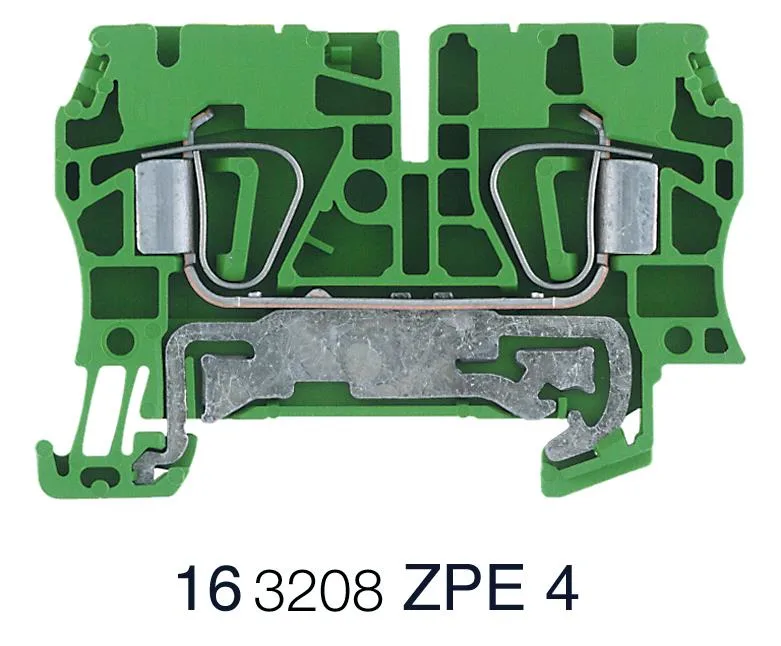 Weidmüller ZPE2,5/4AN Fjäderplint 4 klämpositioner