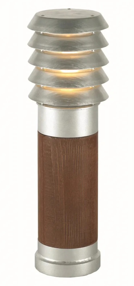 Norlys Alta Wood 1450 Pollare E27, IP65, 60W 490 mm - Bild 2