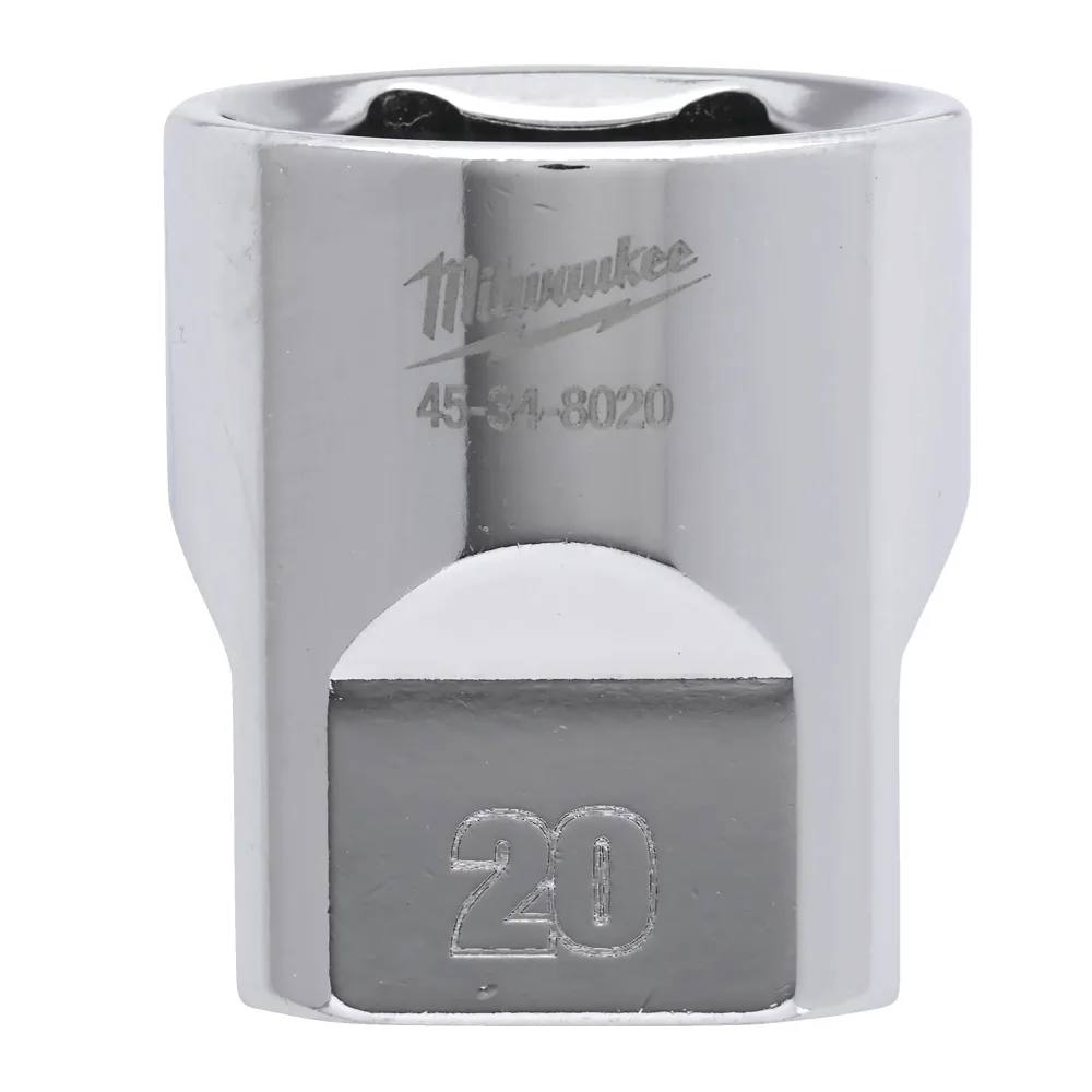 Milwaukee 4932479998 Hylsa 3/8", kort 22 mm