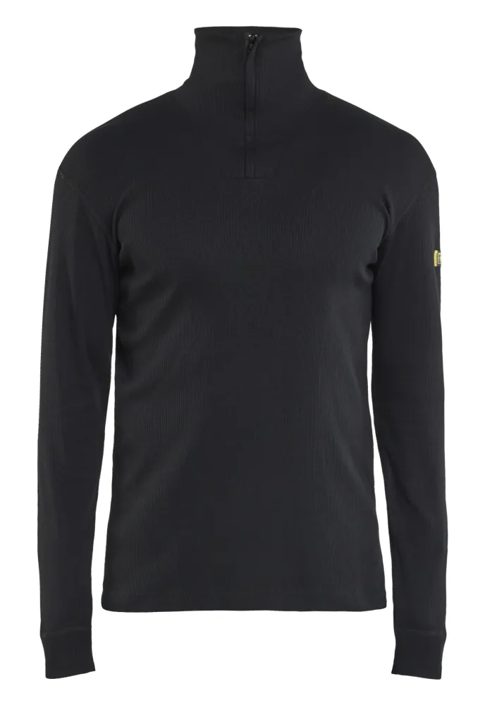 Blåkläder 4898-1764 Underställströja halvzip, flamskydd XS