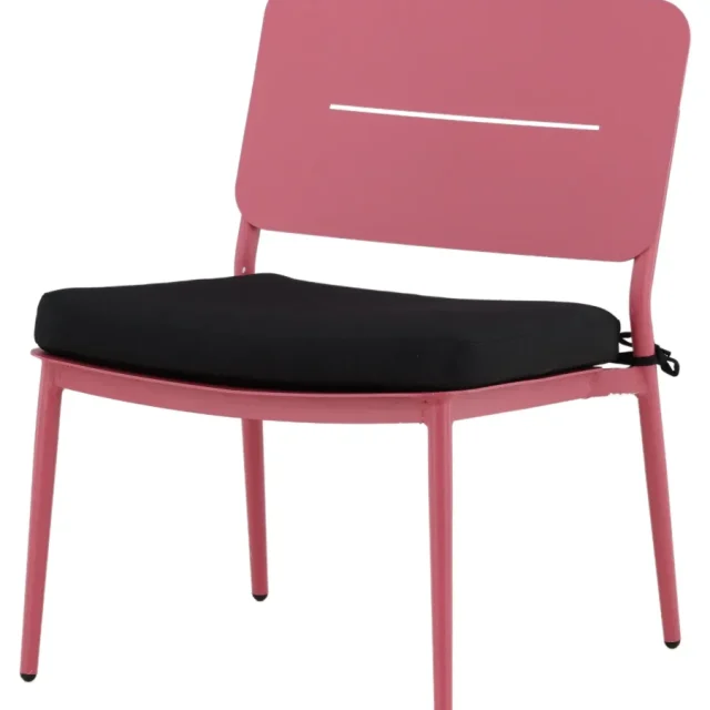 Venture Home Lina 1381-418 Loungestol 2-pack, rosa/svart