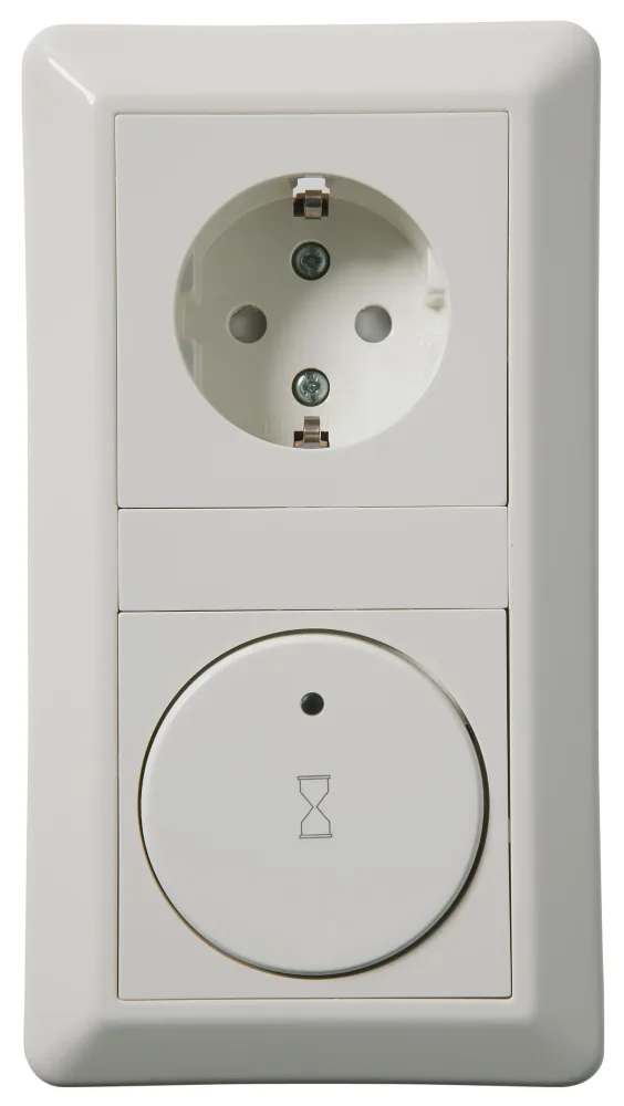 Elko EKO03430 Timer hörnbox, 1-v uttag, 2-pol, relä