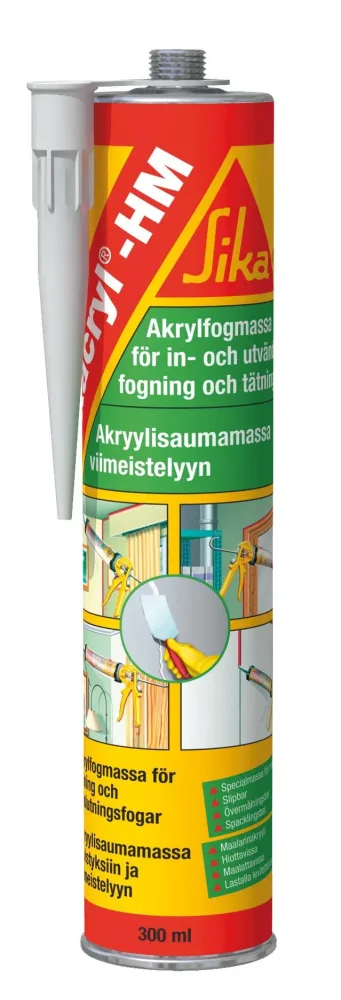 Sika Cryl HM Fogmassa 300 ml Ljusbrun