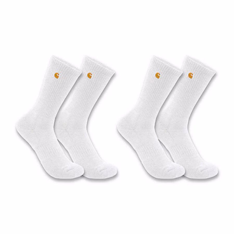 Kjøp Carhartt Sokker hvite, 2-pakning