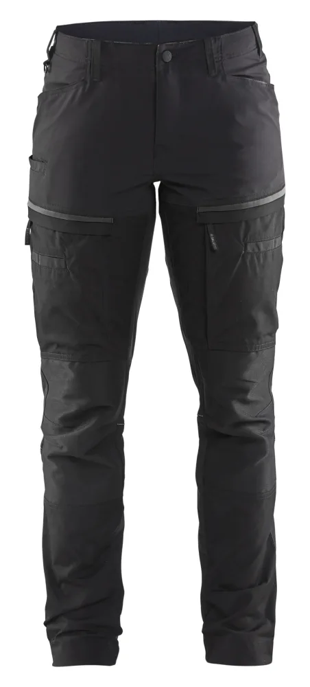 Blåkläder 716618459998C46 Arbetsbyxa svart/mörkgrå C46 - Bild 2