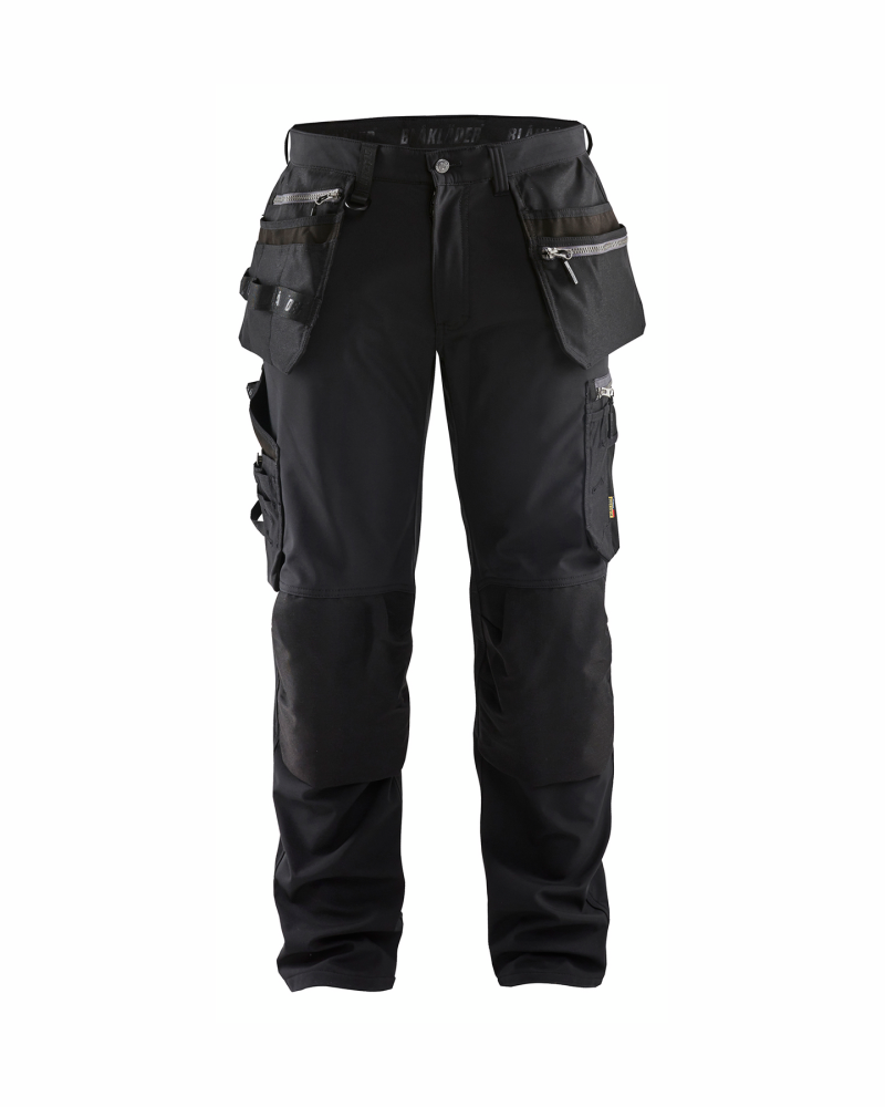 HANTVERKSBYXA 1805 2513 SOFTSHELL SVART C54