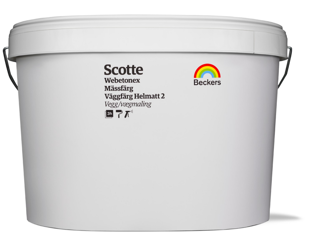 VÄGGFÄRG SCOTTE WEBETONEX MÄSSFÄRG 10L