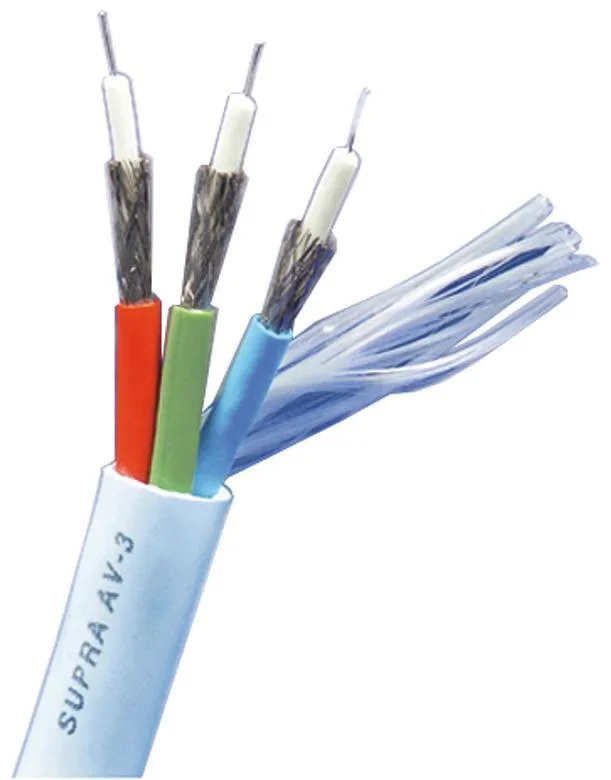 SUPRA 1001800356 Audiokabel 75 ohm 3x1x0.5 mm², 100 m - Bild 2