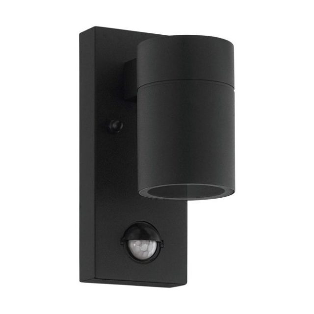 Vägglampa Utebelysning Eglo Riga 5 med Sensor Svart Klar