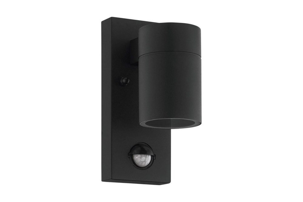 Vägglampa Utebelysning Eglo Riga 5 med Sensor Svart Klar