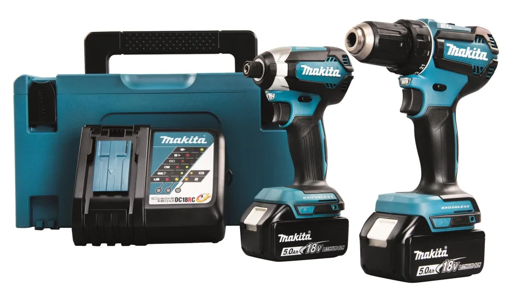 Makita DLX2289TJ Verktygspaket med batteri och laddare