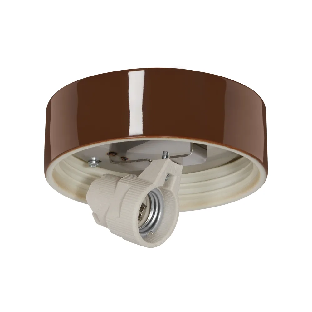 Ifö Electric 55765-002-14 Sockel 123,5 mm, liggande, E27 Brun