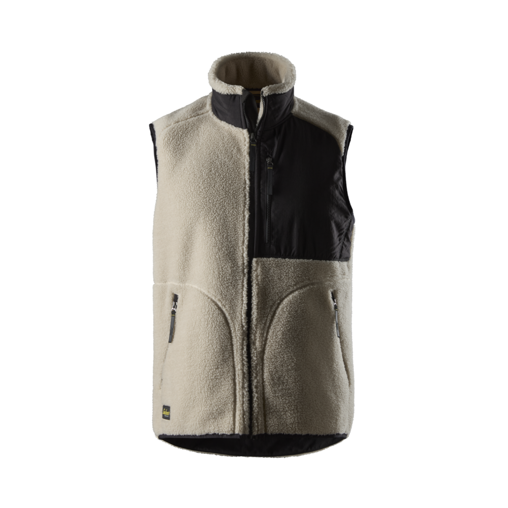 TEDDYVÄST SAND/SVART STL XXL