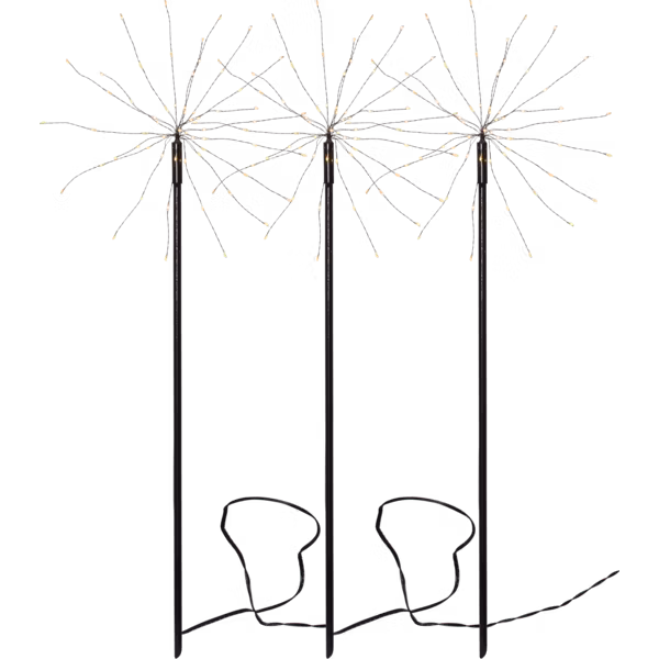 Firework Utomhuslampa, 3-pack