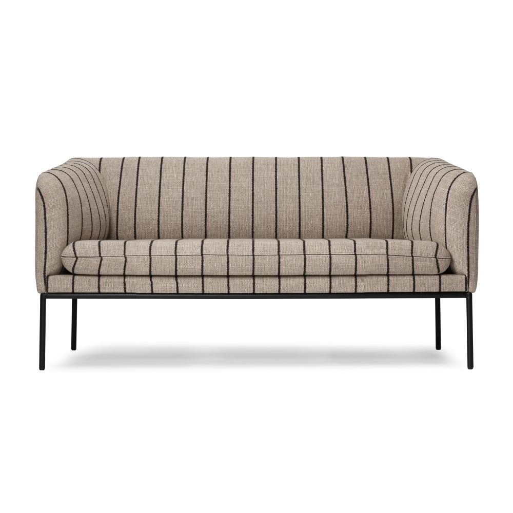 Turn soffa 2-sits, Pasadena (randig)