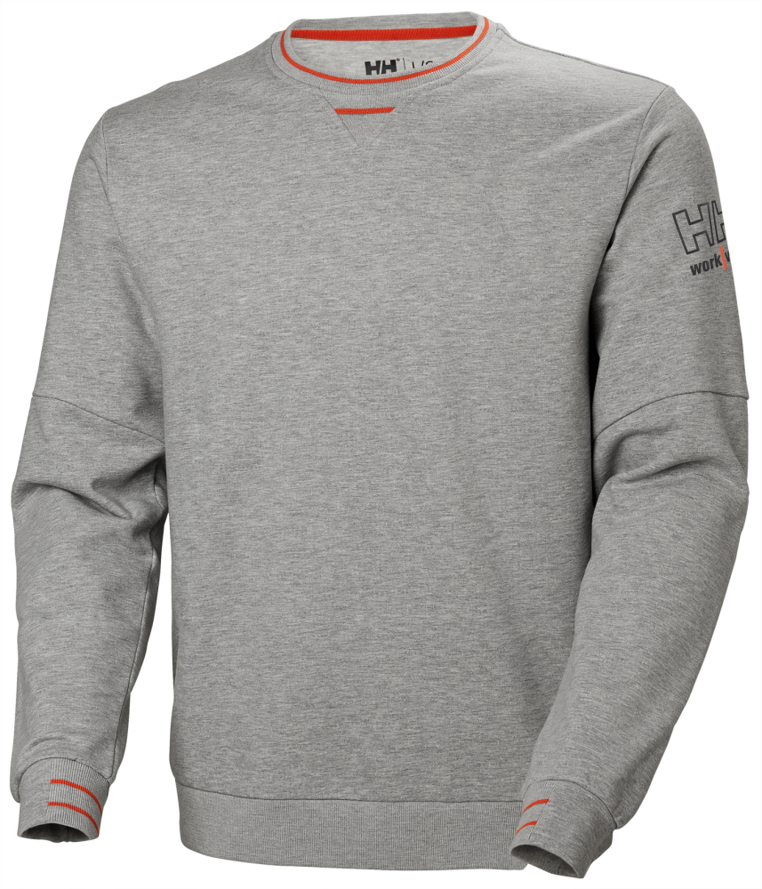 T-SHIRT HELLY HANSEN L-Ä GRÅ KENSINGTON M, GRÅ LÅNGÄRMAD