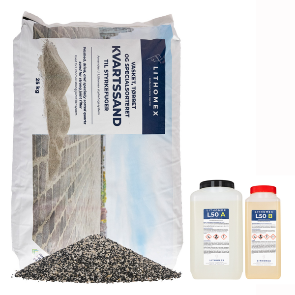 HÅRDFOG BENDERS LITHOMEX HEAVY L50 GRÅ, 25+3KG